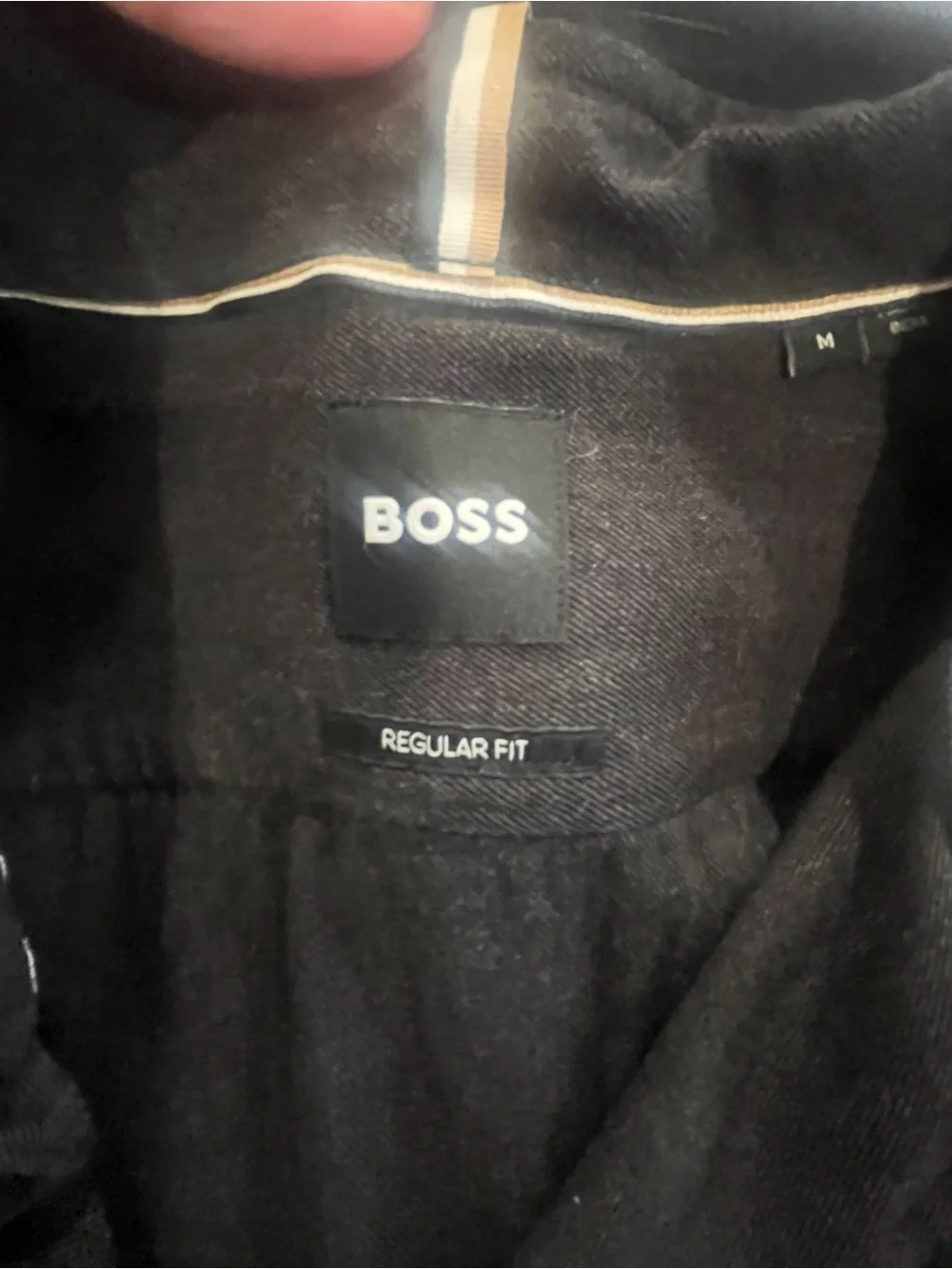 🖤 BOSS Black Button-Down Shirt | Men’s M Regular Fit